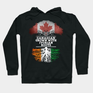 Canadian Grown With Ivorian Roots - Gift for Ivorian With Roots From Ivory Coast Hoodie